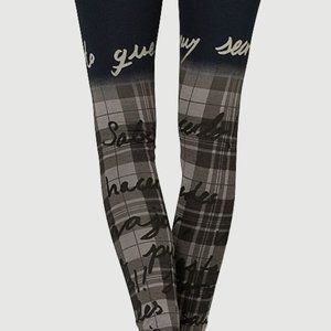 Navy Blue Desigual Leggings in Size S